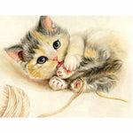 Full Drill - 5D DIY Diamond Painting Kits Cute Cat - 4