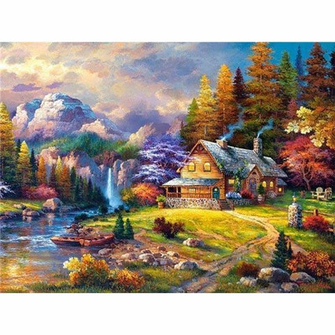 Full Drill - 5D DIY Diamond Painting Kits Dream House in the