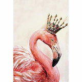 Full Drill - 5D DIY Diamond Painting Kits Dream King Flamingo - NEEDLEWORK KITS