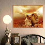 Full Drill - 5D DIY Diamond Painting Kits Dream Lion Lover -