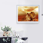 Full Drill - 5D DIY Diamond Painting Kits Dream Lion Lover -