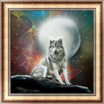 Full Drill - 5D DIY Diamond Painting Kits Dream Moon Wolf