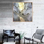 Full Drill - 5D DIY Diamond Painting Kits Dream White Wolf