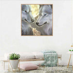 Full Drill - 5D DIY Diamond Painting Kits Dream White Wolf