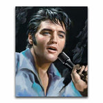Full Drill - 5D DIY Diamond Painting Kits Famous Singer Elvis Presley - NEEDLEWORK KITS