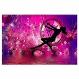 Full Drill - 5D DIY Diamond Painting Kits Fantasy Pink Clock