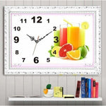 Full Drill - 5D DIY Diamond Painting Kits Fruit Clock - 4