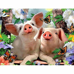 Full Drill - 5D DIY Diamond Painting Kits Funny Cartoon Pigs