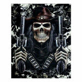 Full Drill - 5D DIY Diamond Painting Kits Horrible Gun Skull