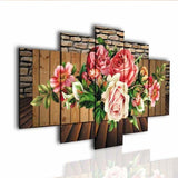 Full Drill - 5D DIY Diamond Painting Kits Multi Panel Flower