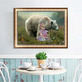 Full Drill - 5D DIY Diamond Painting Kits Pretty Little Girl