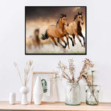 Full Drill - 5D DIY Diamond Painting Kits Running Horses - 3