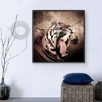 Full Drill - 5D DIY Diamond Painting Kits Sleeped Tiger