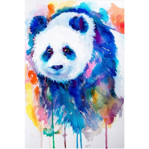 Full Drill - 5D DIY Diamond Painting Kits Watercolor Animal Panda - NEEDLEWORK KITS