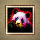 Full Drill - 5D DIY Diamond Painting Kits Watercolor Lovely and Honest Panda - NEEDLEWORK KITS