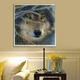 Full Drill - 5D DIY Diamond Painting Kits Winter Cool Wolf