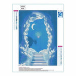 Full Drill - 5D DIY Diamond Painting Kits Wonderland Scaling Ladder - NEEDLEWORK KITS