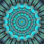 Full Square Modern Art Abstract Mandala Pattern Full Drill -