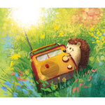 Hedgehog Radio- Full Drill Diamond Painting - Special Order 