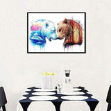 Full Drill - 5D DIY Diamond Painting Kits Dream Colorful Autumn and Winter Bears - NEEDLEWORK KITS