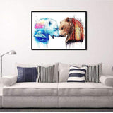 Full Drill - 5D DIY Diamond Painting Kits Dream Colorful Autumn and Winter Bears - NEEDLEWORK KITS