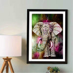 Full Drill - 5D DIY Diamond Painting Kits Colorful Elephant - NEEDLEWORK KITS