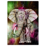 Full Drill - 5D DIY Diamond Painting Kits Colorful Elephant - NEEDLEWORK KITS