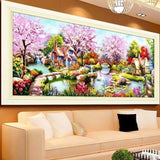 Landscape Tree Large Sizes Wall Decoration Full Drill - 5D 