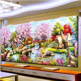 Landscape Tree Large Sizes Wall Decoration Full Drill - 5D 
