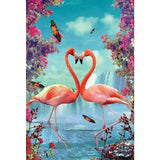 Modern Art Flamingos Full Drill - 5D Diy Embroidery Diamond 