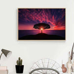 New Arrival Dream Series Evening Trees Diamond Painting Kits