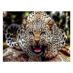 Full Drill - 5D DIY Diamond Painting Kits Animal Portrait Leopard - NEEDLEWORK KITS