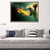 New Fire Fantasy Cat Full Drill - 5D Diy Diamond Painting 