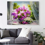 New Hot Sale Colorful Flower Full Drill - 5D Diy Diamond 