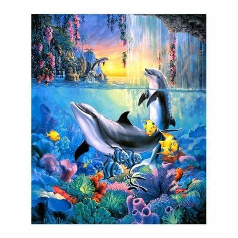 New Special Dolphin Full Drill - 5D Diy Diamond Painting 