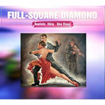 Oil Painting Style Latin Dancer Full Drill - 5D Diy Diamond 