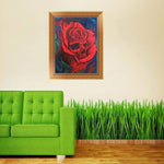 Full Drill - 5D Diamond Painting Kits Abstract Skull Red Roses - NEEDLEWORK KITS