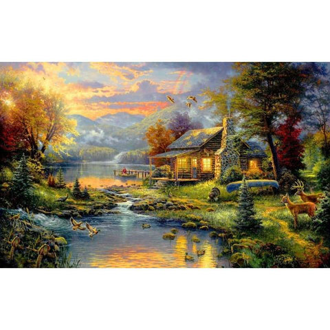 Scenery artwork 012- Full Drill Diamond Painting - NEEDLEWORK KITS