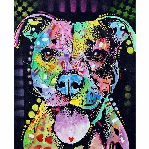 Special Colorful Dog Full Drill - 5D Diy Full Square Diamond