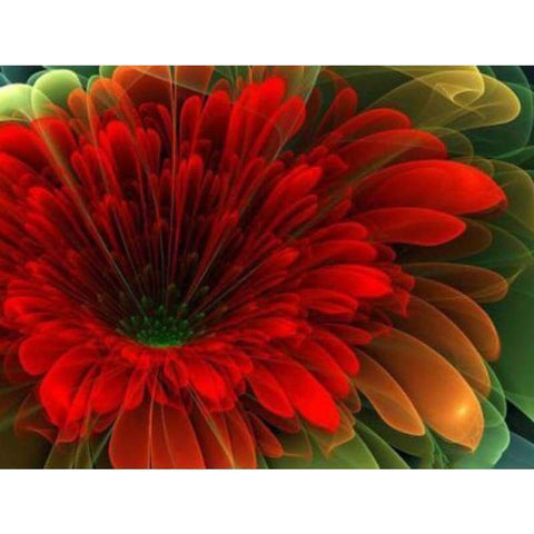 Full Drill - 5D Diamond Painting Kits Colors Abstract Flower - NEEDLEWORK KITS