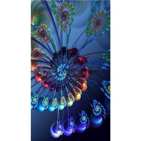 Full Drill - 5D DIY Diamond Painting Kits Colorful Abstract Peacock - NEEDLEWORK KITS